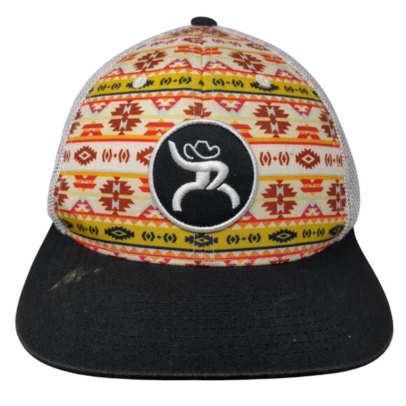 Hooey Snapback Trucker Hat Multicolor One Size Adjustable Mesh Back Aztec - Picture 1 of 9